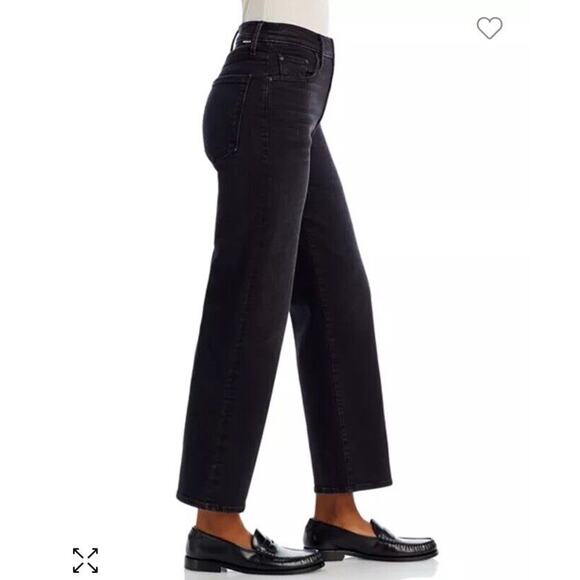 MOTHER The Rambler Zip Ankle Jeans Vroom Size 34 Wide Leg Bootcut Denim Pants - Picture 5 of 15